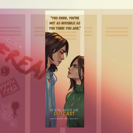 Dealing With The Outcast Bookmark - Design 1